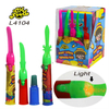 OEM Halal Flash Light Finger Lollipop Toy Candy Wholesale Fruit Flavor Hard Candy Sweet with Plastic Nail Coverings Toy for Kids