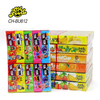 Low MOQ Wholesale Halal Wholesale Fruit Flavor ZIZI Bubble Gum Strips Chewing Gum Candy Sweets With Tattoo for Children