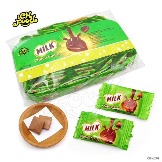 Wholesale Milk Choco Soft Chewy Candy sweets