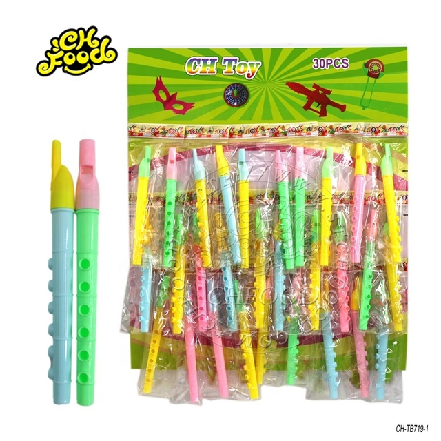 Chinese Cheap Plastic Musical Instruments Toy With Candy Promotional Toy