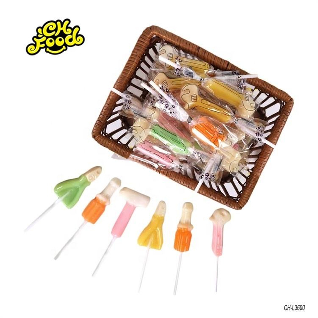 Funny Cartoon Tools Shaped Lollipops Hard Candy