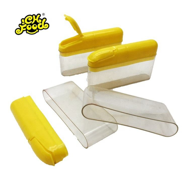 Plastic Container Empty Chewing Gum Candy Bottle With Flip Top Cap