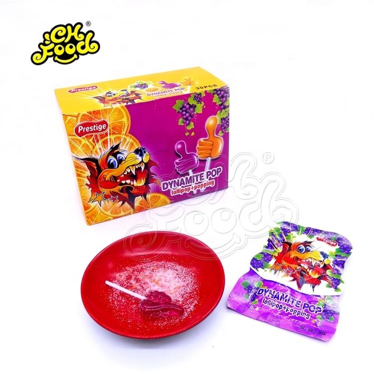 Dynamite POP Hand Lollipop With Popping Candy Sweets