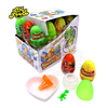 Dinosaur Egg Toy Candy Nipple Lollipop With Mini Toy