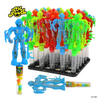 Warrior Robot Toy Cheap Price Promotional Plastic Empty Candy Toys Kids Made In China