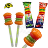 CHFOOD hamburger lollipop candy with glow stick/light sticks CH-L0363