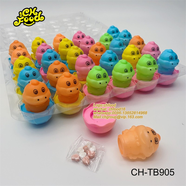 Kids Tumbler Dinosaur Toys with Pressed Candy
