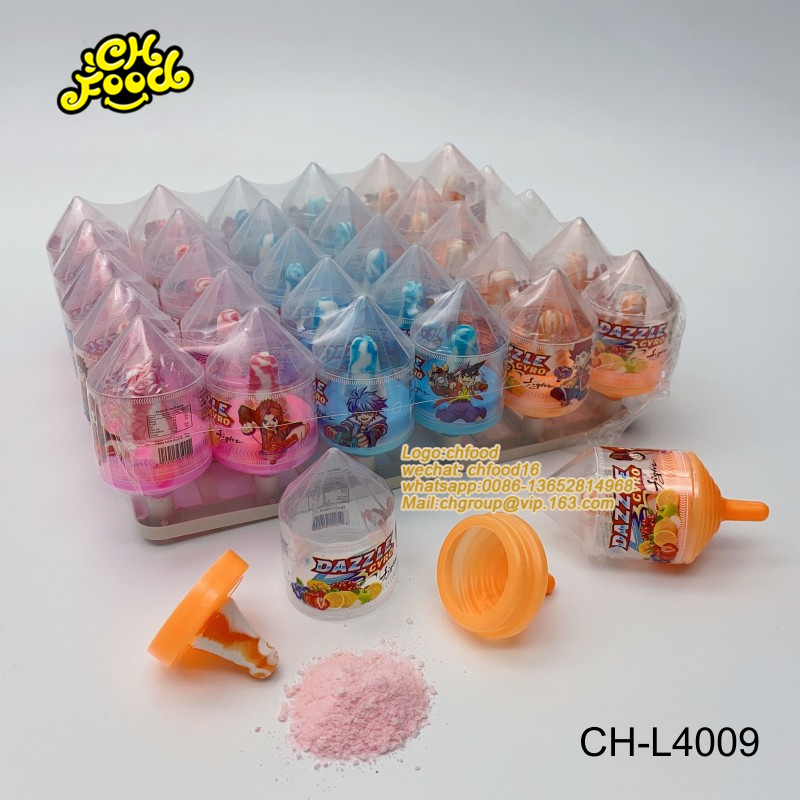 Dazzle Gyro Nipple Candy with Sour Powder Candy