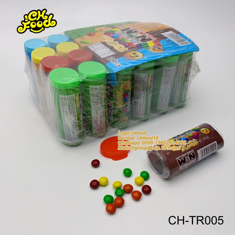 Bottle Colorful Candy Chocolate Beans