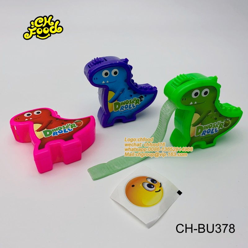 Fun Dinosaur Toys Bubble Gum Roll
