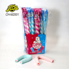 Customized and Wholesale Halal Fruit Flavor Long Twist Stick Marshmallow with Jam Candy Sweets Best Selling in China