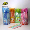 Factory Best Selling Halal Fruit Flavor Long Twist Stick Marshmallow with Jelly Filling Candy Supplier for Kids