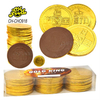 Wholesale Hot Selling Super Big Gold Chocolate Coin Candy Sweets Halal