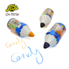Low MOQ Wholesale China Colorful Plastic Crayons Toys with Puffed Candy for Kids Cheap Promotional Toys Candy