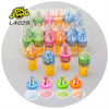Wholesale and OEM Ice Cream Shape Candy Toy Hard Nipple Lollipop with Sour Powder Candy for Kids Halal Children's Candy