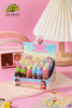 LOW MOQ Plastic Lipstick Toy with Fruit Flavor Tablet Candy for Kids