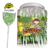 Swirl Wave Pops Candy Round Flat Twist Clover Lollipop