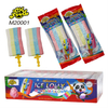 Custom Halal Ice Lolly Marshmallow with Mini Toy Weapons Wholesale Fruit Flavor Cotton Candy Toy for Kids