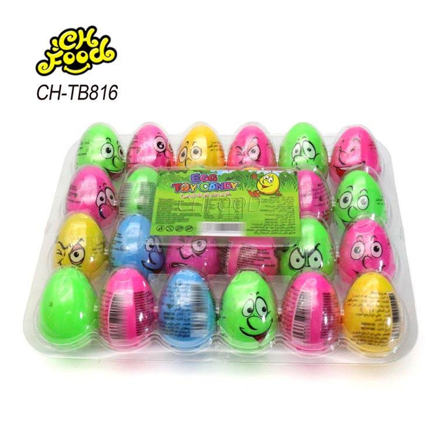 Funny DIY Cartoon Egg Toys Candy