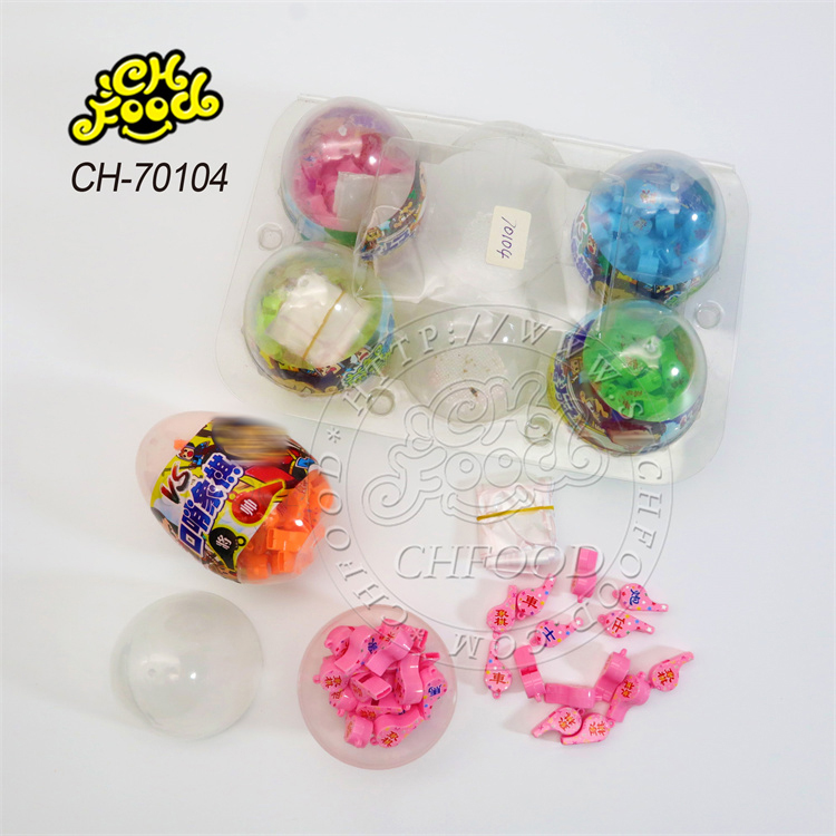New Cheap Plastic Whistling Chinese Chess in Surprise Egg Capsule Toy for Kids Promotional Toy