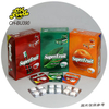 Wholesale Hot Selling 4pcs Chewing Gum OEM Cola Mint Fruit Strawberry Orange Watermelon Flavor Jelly Jam Filled Bubble Gum Halal