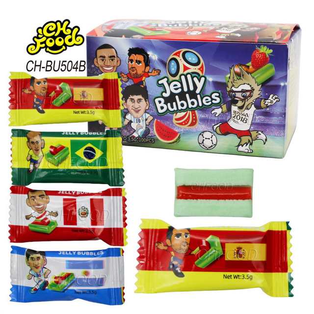 Manufacturer Fruity Flavor Jelly Bubble Gum