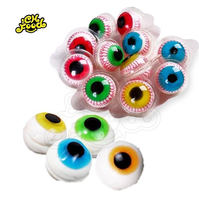 CHFOOD halal halloween scary candy eye shape marshmallow for kids CH-M1620