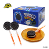 CHFOOD halal Fluorescent Sandwich cookies Lollipop With Glow Stick CH-L0389