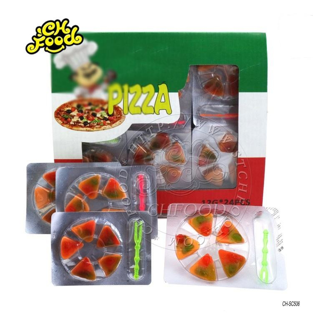 Delicious Halal Gummy Pizza Candy For wholesale