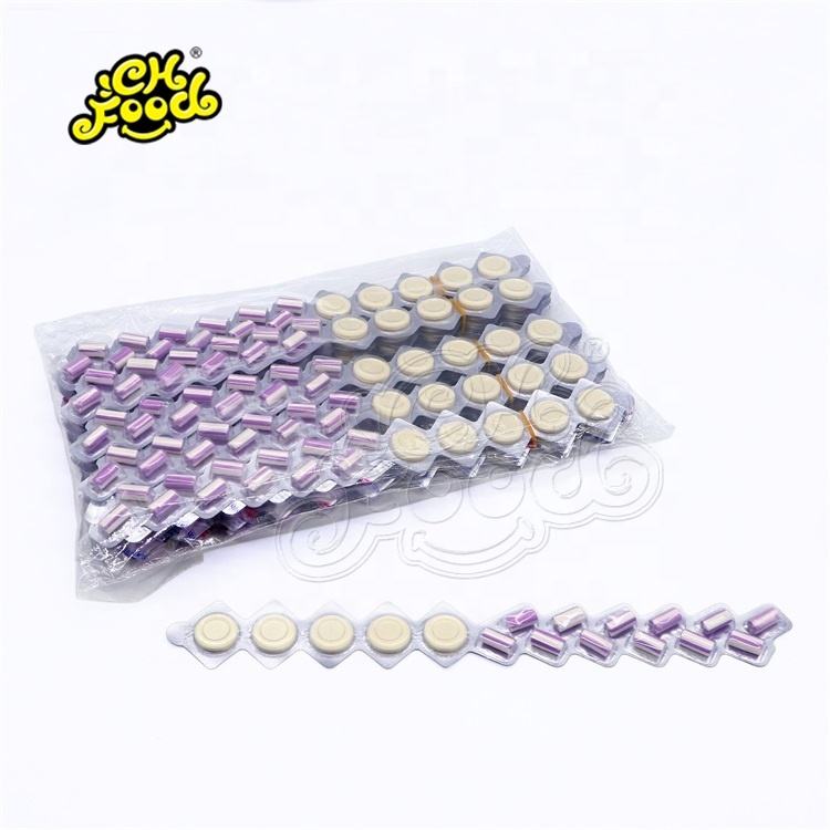 Wholesale Fruit Soft Chewy Candy Mix Apple/Orange/Strawberry Flavor