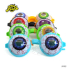 Halloween Party Style Blast Eyeball Glasses Toy With Fruit Candy On Hang Board