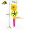 Cartoon Owl Shape Windmill Fan With Whistle Toys