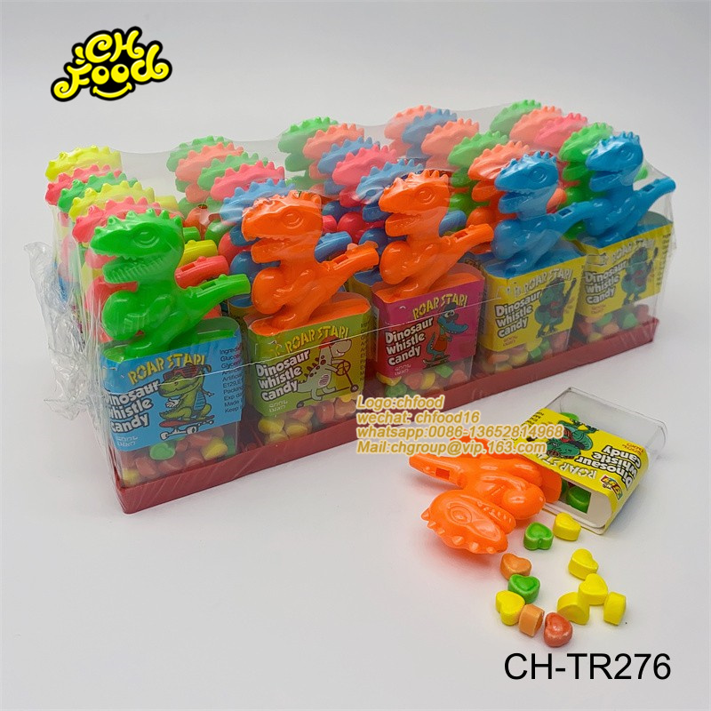 Dinosaur Shape Whistle Toys Candy for Kids