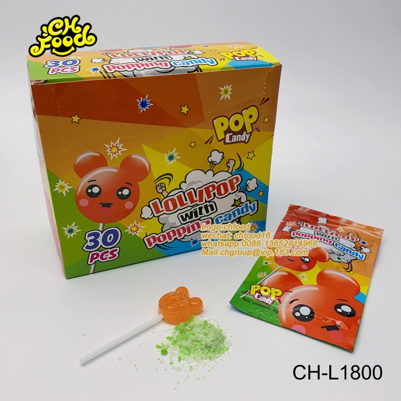 Mickey Lollipop with Popping Candy