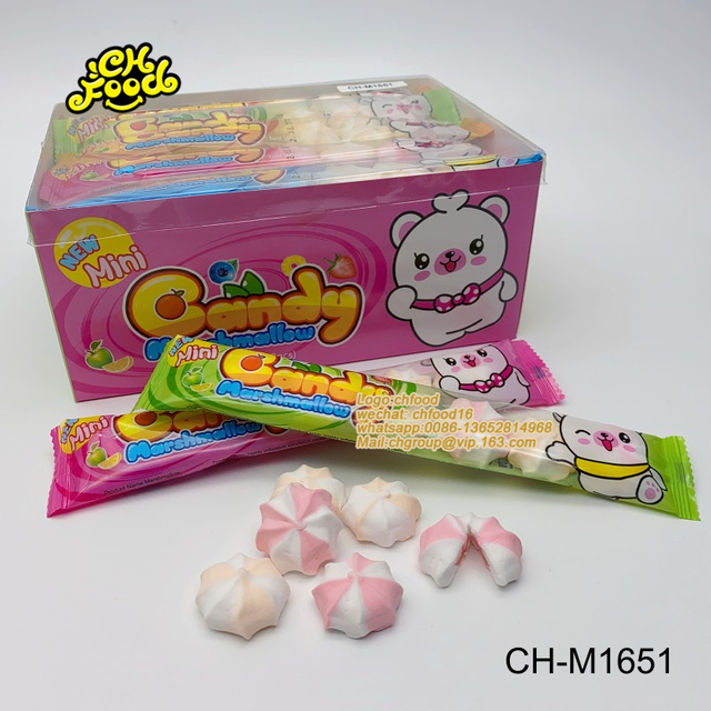 Halal Flower Shape Marshmallow Filled Fruity Jam