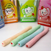 Factory Best Selling Halal Fruit Flavor Long Twist Stick Marshmallow with Jelly Filling Candy Supplier for Kids