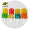 Hot Selling Wholesale Sugar Coated Ice Cream Shape Gummy Candy OEM Halal Soft Chewy Sour Candy Sweet Snack Food China Factory