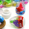 Halal Pacifier Shaped Lollipop Fruit Hard Candy Sweets Plastic Dinosaur Egg Toy Candy for Kids Capsule Promotional Candy Toy