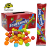 Colorful MIni Fruit Sour Candy Custom Halal Gummy Jelly Candy Sweets Factory Low MOQ Wholesale China Snack Food