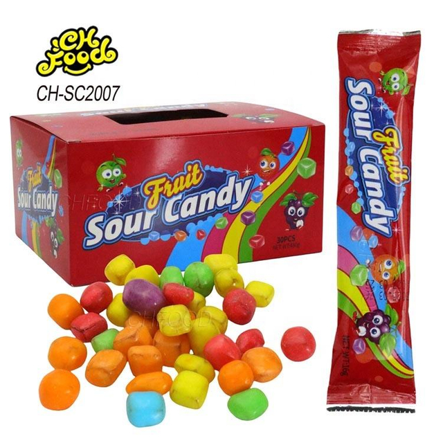 Colorful MIni Fruit Sour Candy Custom Halal Gummy Jelly Candy Sweets Factory Low MOQ Wholesale China Snack Food