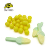 Hot Selling Corn Shape Pressed Candy Fruit Flavor Puffed Candy
