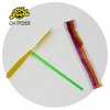 Wholesale Halal Cheap Plastic Propeller Toy with Sour Soft Roll Gummy Jelly Candy Sweet for Kids Bamboo Dragonfly Candy Toy