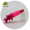 Wholesale and OEM Hot Selling Plastic Electric Light Gun Toys Lipstick Lollipop Hard Candy Sweets for Kids