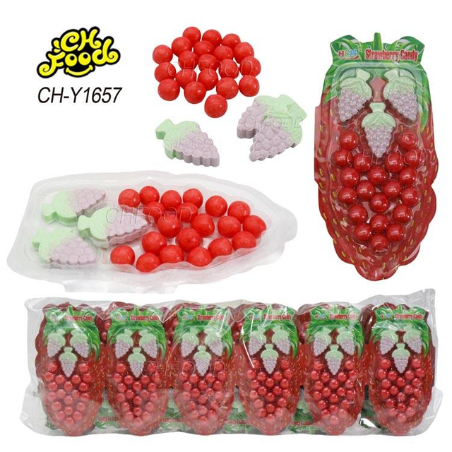 Grape Shape Pressed Candy Fruit Flavor Puffed Candy