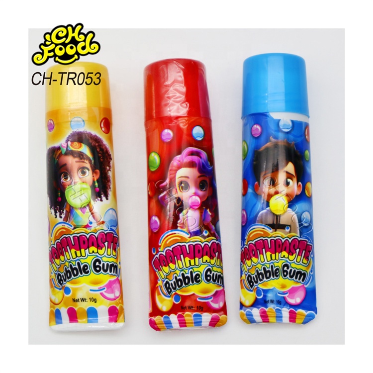 Hot Selling Halal Candy Wholesale Toothpaste Candy Toys Mini Square Chewing Gum for Kids