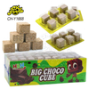 Wholesale Milk Cube Cadny Hot Sale Big Choco Cube Candy Tablet Candy Halal Hard Candy