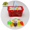 Basket Packing Fruit Shape Jelly Pudding Wholesale Mango Apple Strawberry Grape Pineapple Jelly Pudding Sweet