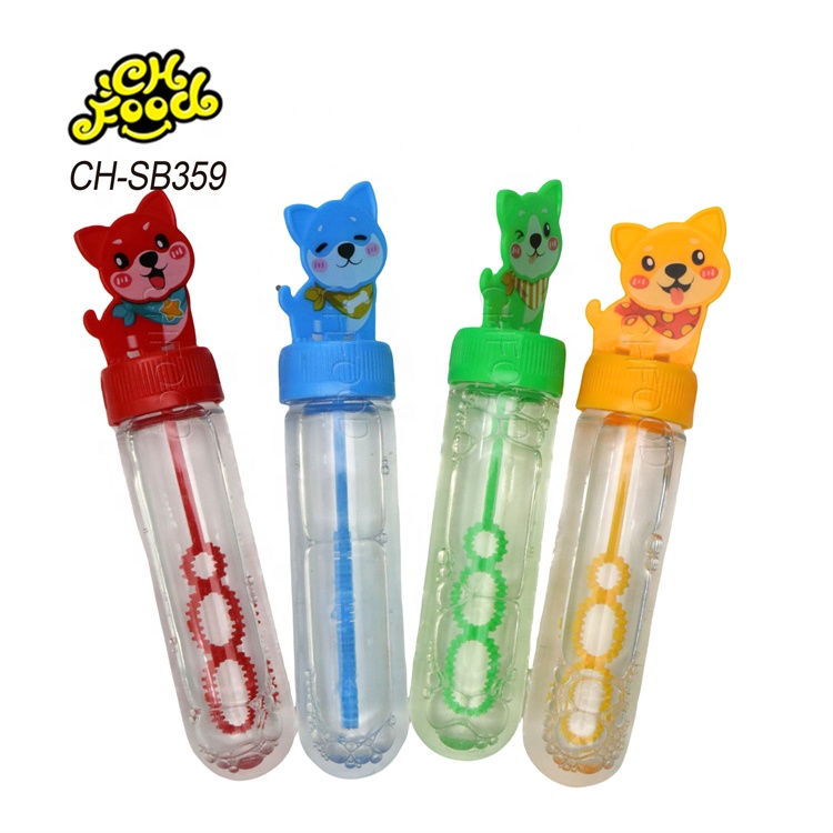 Factory Cheap Plastic Promotion Cartoon Shape Bubble Water Toys Outdoor Toys for Kids