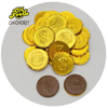 Wholesale Hot Selling Golden Chocolate Coin Packing in Cola Can Shape Bottle OEM Halal Sweets Candy Snack