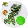 Leaf Shape Gummy Candy Sweets Wholesale Halal Mini Tablet Candy Ball with Gummy Jelly Candy